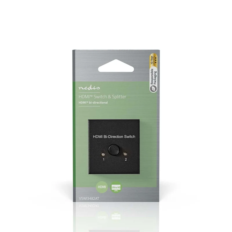 HDMI™-Switch 3 poort(en) - 1x HDMI™ Input / 2x HDMI™ Input - 1x HDMI™ Output / 2x HDMI™ Output