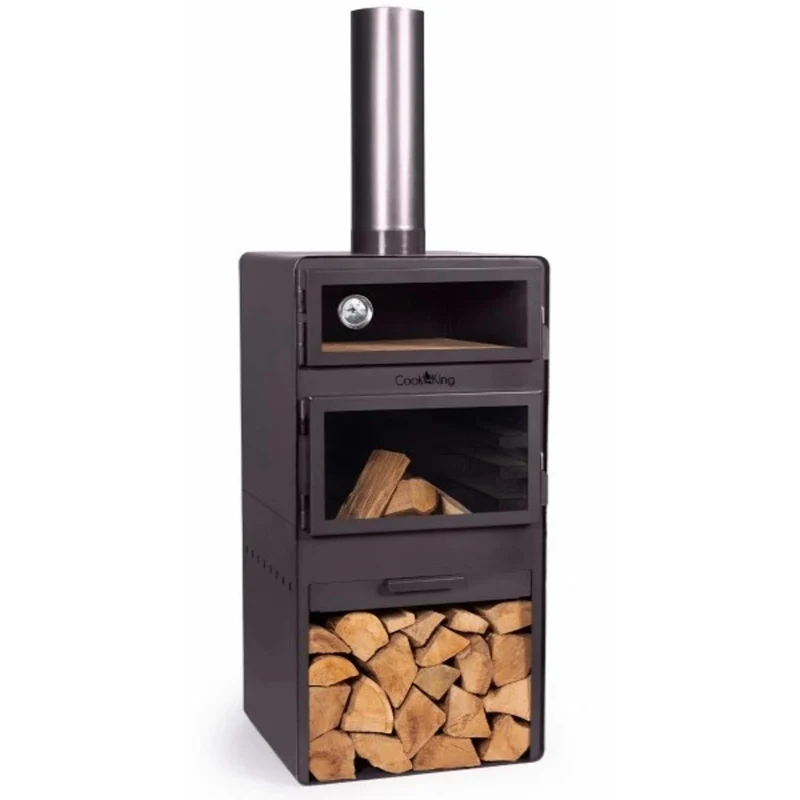 Tuinhaard met Pizza Oven | CookKing Buitenhaard op Hout