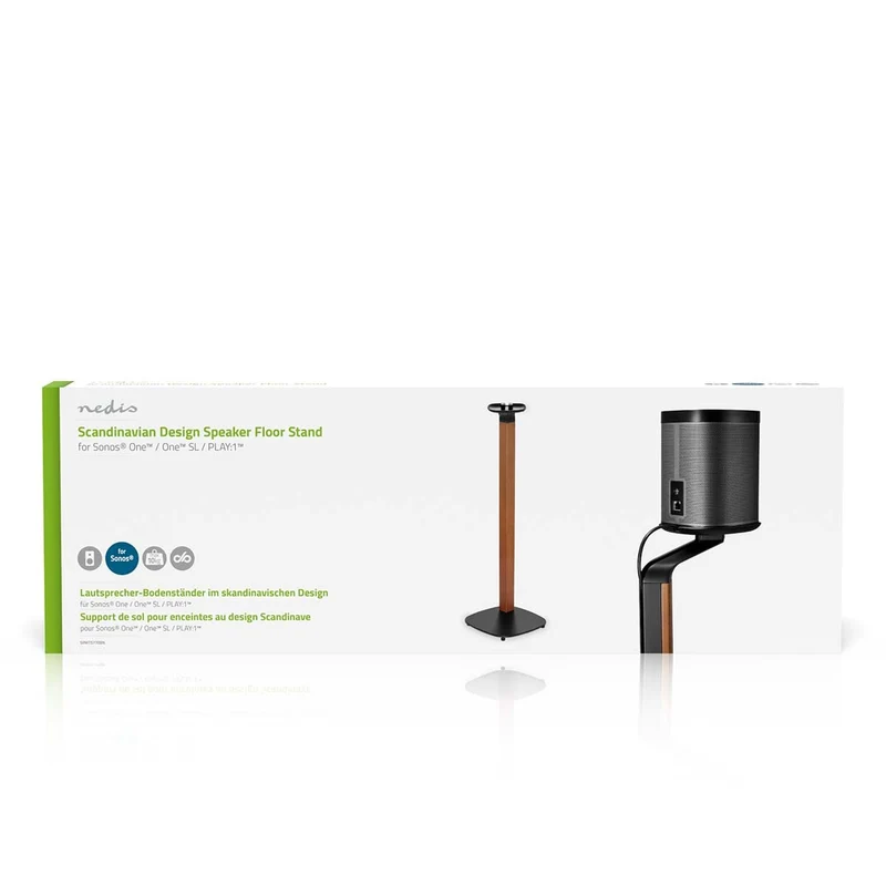 Speakerbeugel Geschikt voor: Sonos® One SL™ / Sonos® One™ / Sonos® PLAY:1™ - Standaard - 10