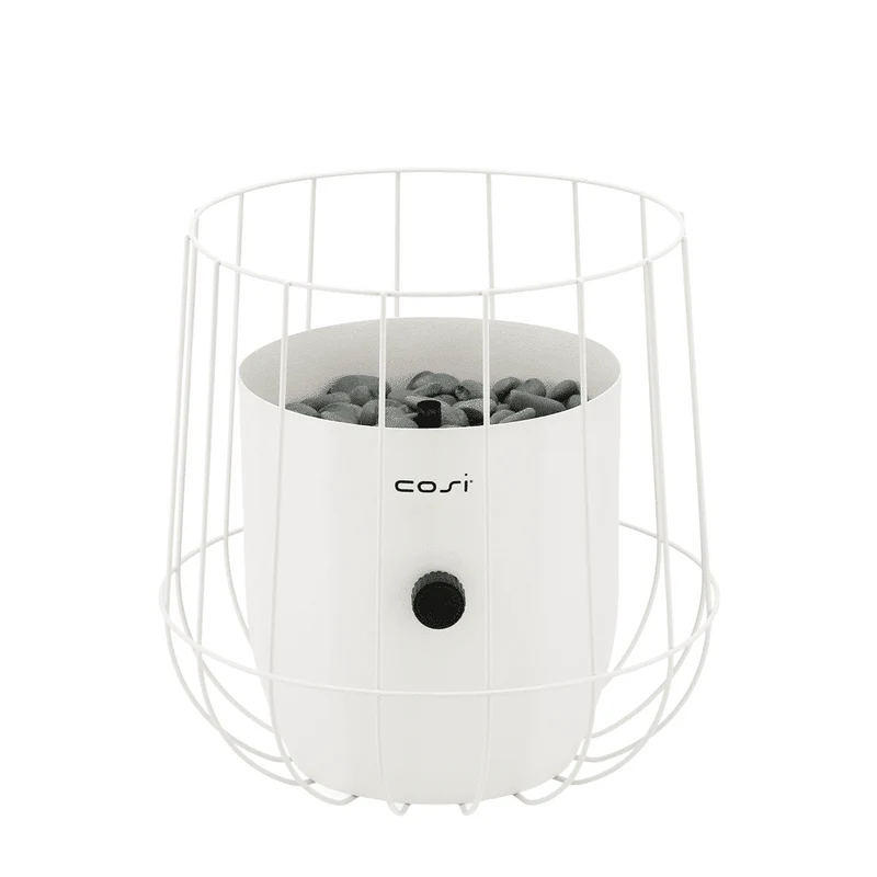 Cosi Fires - Cosiscoop Basket Gaslantaarn wit