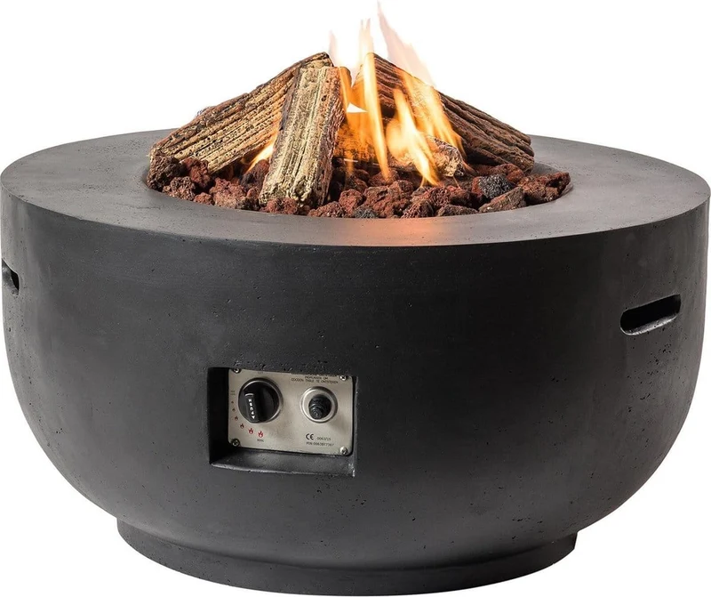 Cocoon Table Bowl - Rond zwart
