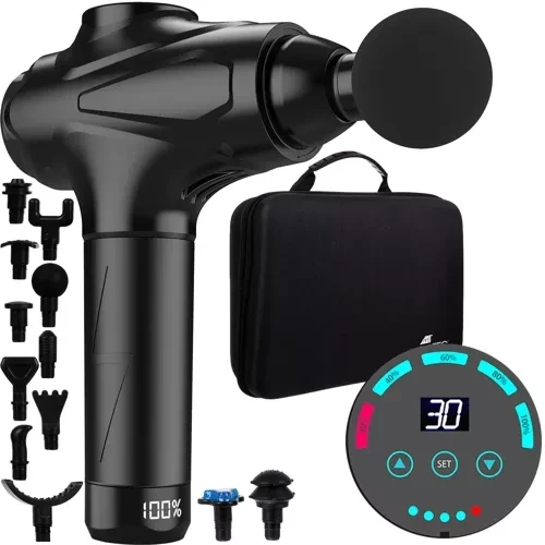 Malatec Massage Gun - 12 Opzetstukken - Inclusief Cooling Tip