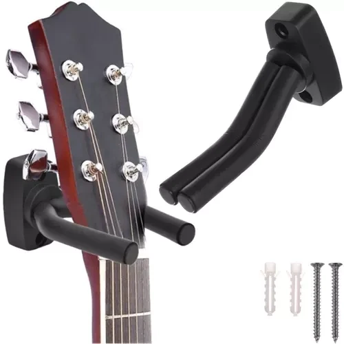 Malatec Gitaarhouder - Wandhanger - Universeel - Voor Gitaar & Bas