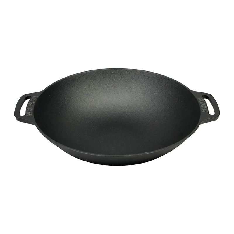 Valhal Outdoor - Wokpan met twee handvaten 36 cm