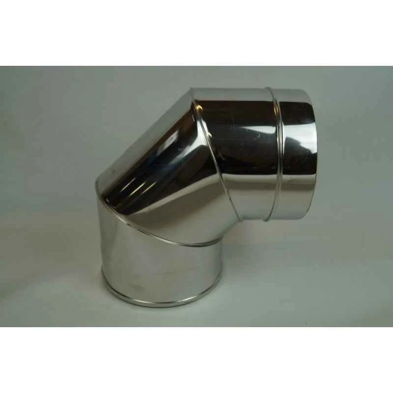 200mm Ø200-250RVS, 90GRADEN pijp