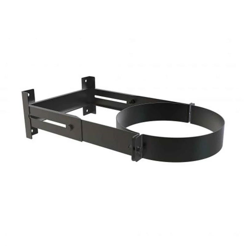 Muurbeugel verstelbaar 80-200 mm voor EW 200 mm en DW 150-200 mm zwart