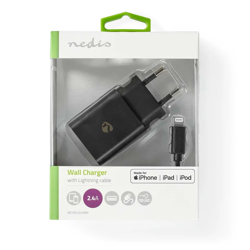 Oplader 12W - 1x 2.4A - Outputs: 1