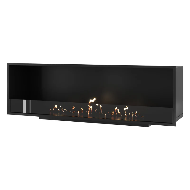 Wild Flame Selected enkelzijdige bio-ethanol inbouwhaard – 170 cm