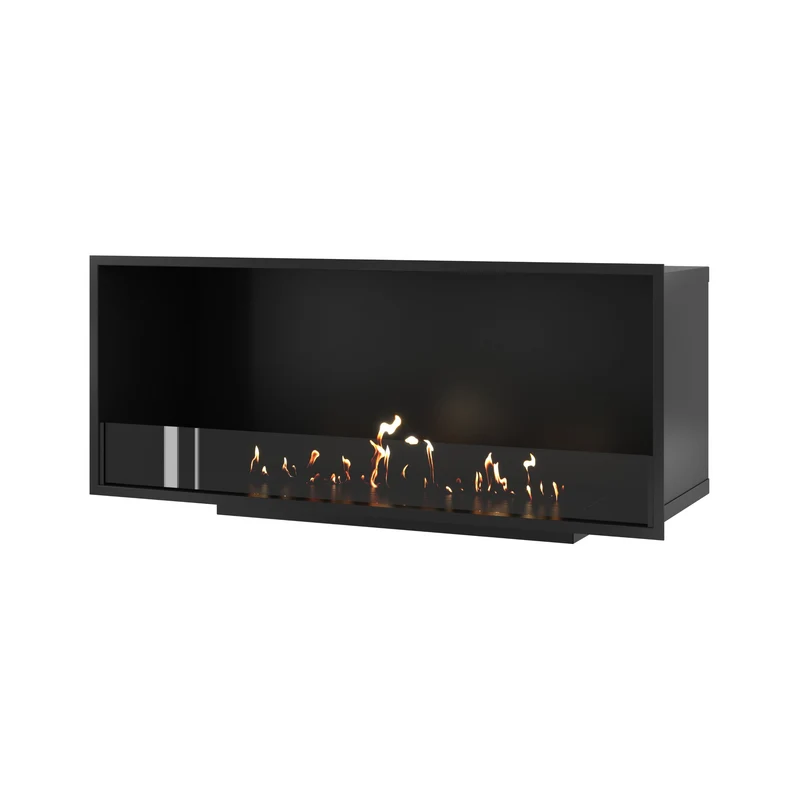 Wild Flame Selected enkelzijdige bio-ethanol inbouwhaard – 120 cm