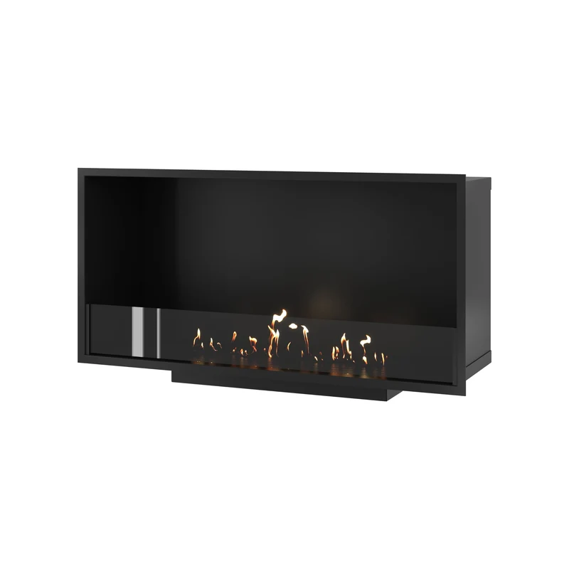 Wild Flame Selected enkelzijdige bio-ethanol inbouwhaard – 100 cm