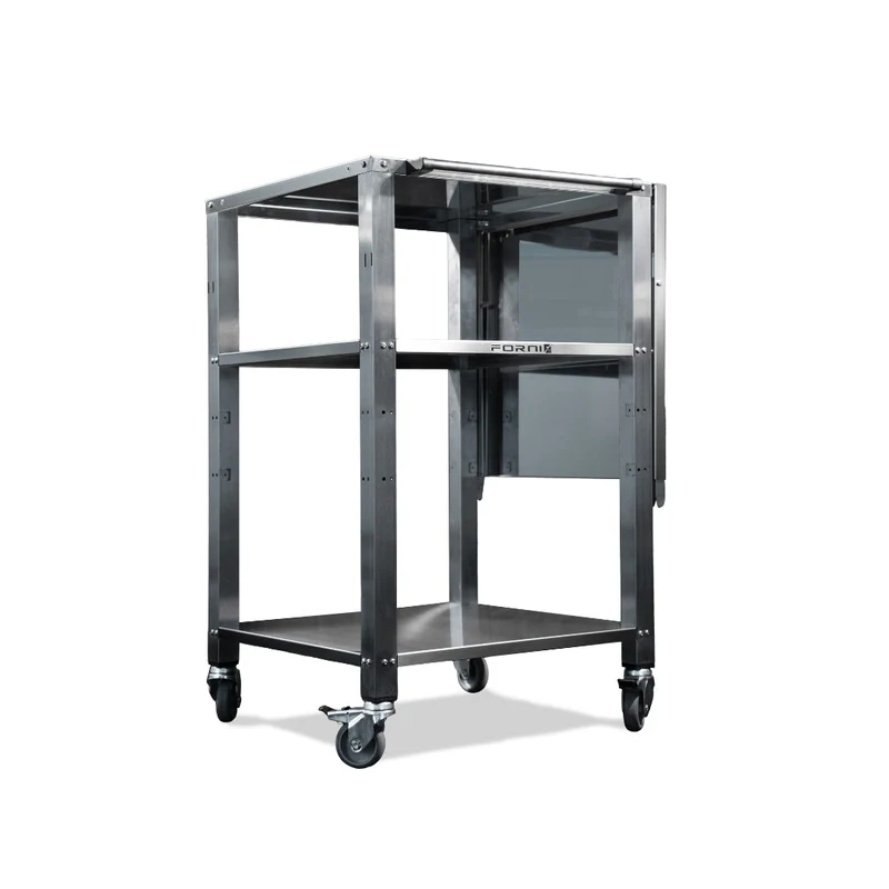 Effeuno CR55 RVS Ovenwagen met Verstelbaar Werkblad