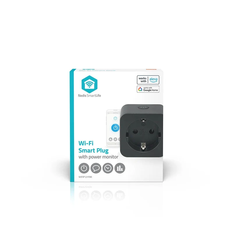 SmartLife Slimme Stekker Wi-Fi - IP21 - Energiemeter