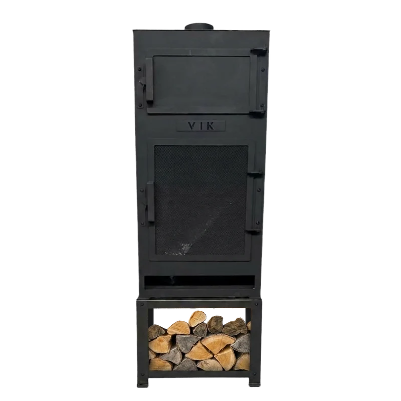 VIK - Onderstel Woodbox Juno - zwart