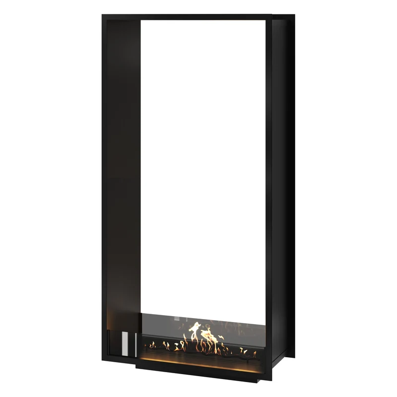 FAME Bio-ethanol Inbouw Doorkijk Haard Verticaal – 90 x 200 cm