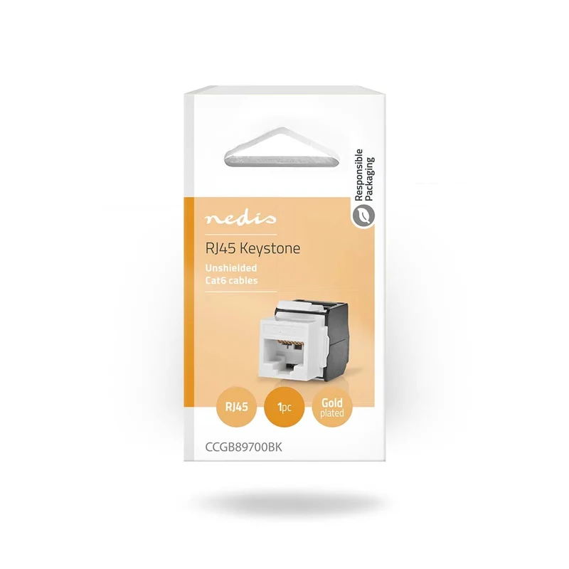 Keystone CAT6a / Keystone - RJ45 Female - ABS