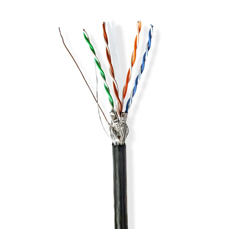 CAT6 Netwerkkabel Rol Solid - Buitenshuis - Rond