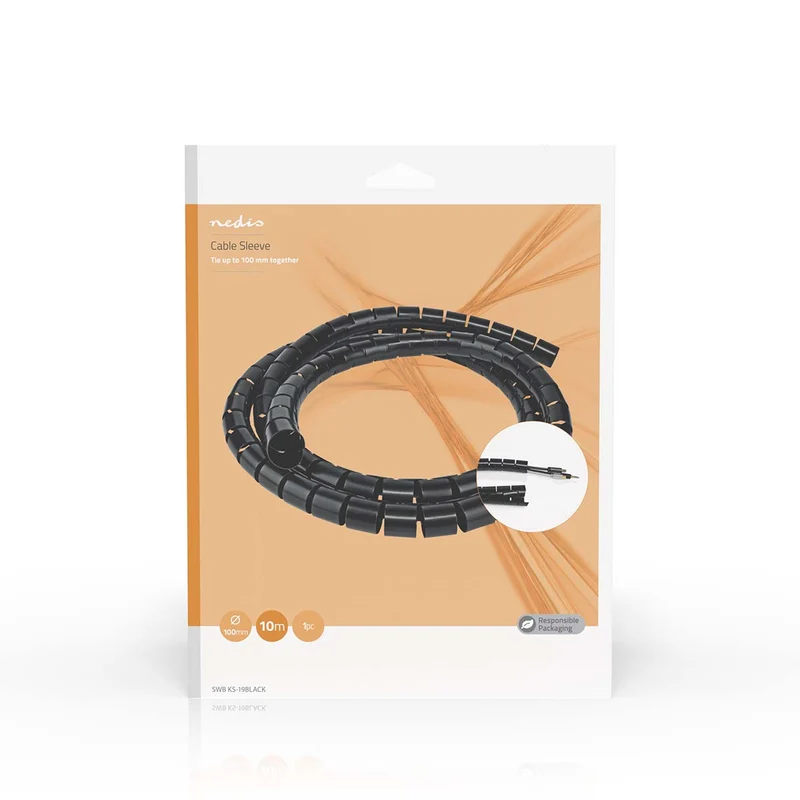 Kabelmanagement Spiraalvormige sleeve - 1 Stuks - PVC