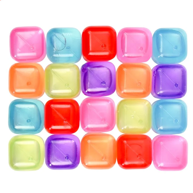 Benson Herbruikbare IJsblokjes - 20 stuks - Multicolor - Geen Waterige Smaak
