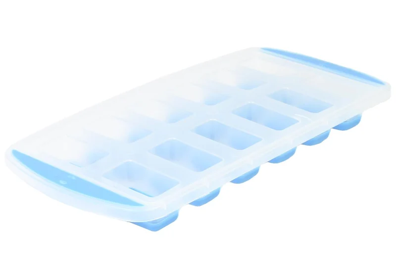 Benson Flexibele Ijsblokjesvorm - 12 Blokjes - Siliconen Bodem - Blauw