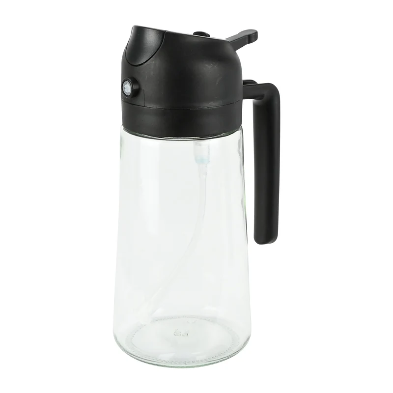 Benson Olieschenker 2-in-1 - Glas - 470 ml - Spuiten & Gieten - Zwart