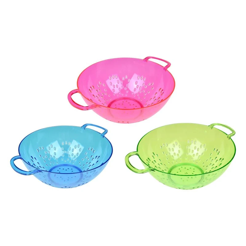 Benson Plastic Vergiet - Ø 23 cm - Blauw, Geel of Roze - Lichtgewicht & Praktisch