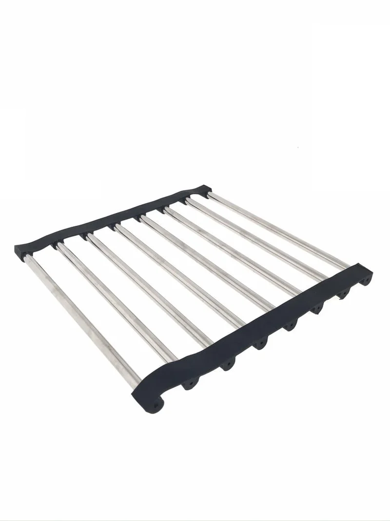 Benson RVS Pannenonderzetter & Afdruiprek - 22 x 22 cm - Antislip
