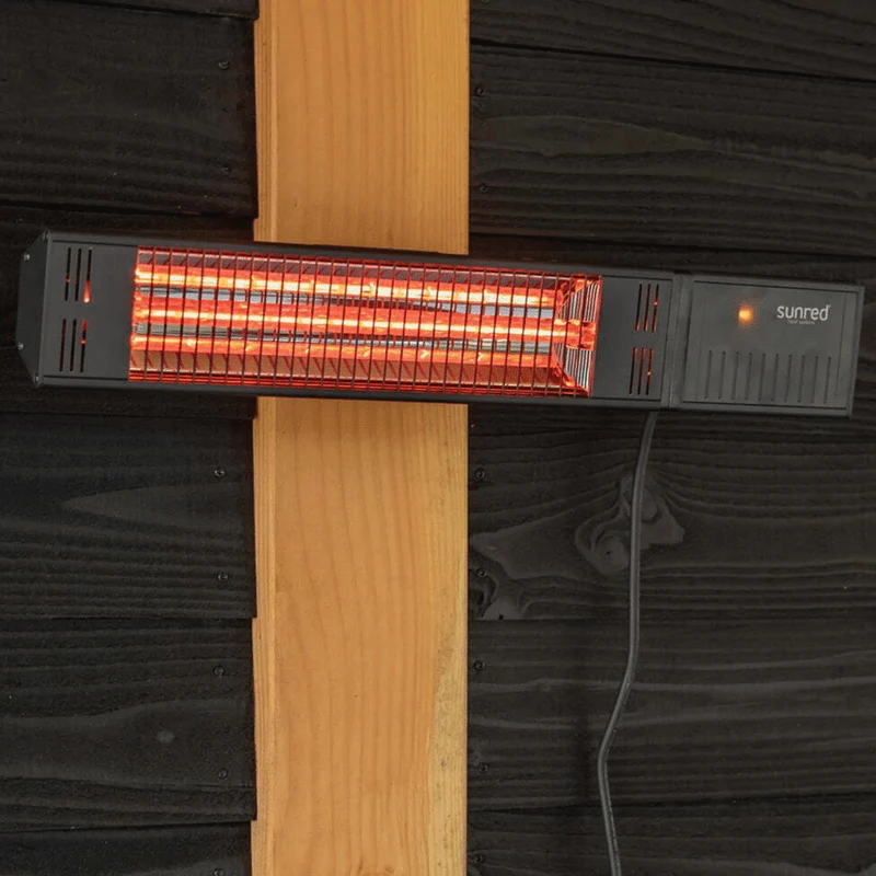 Sunred - Heater Fortuna Wall 1500 Zwart