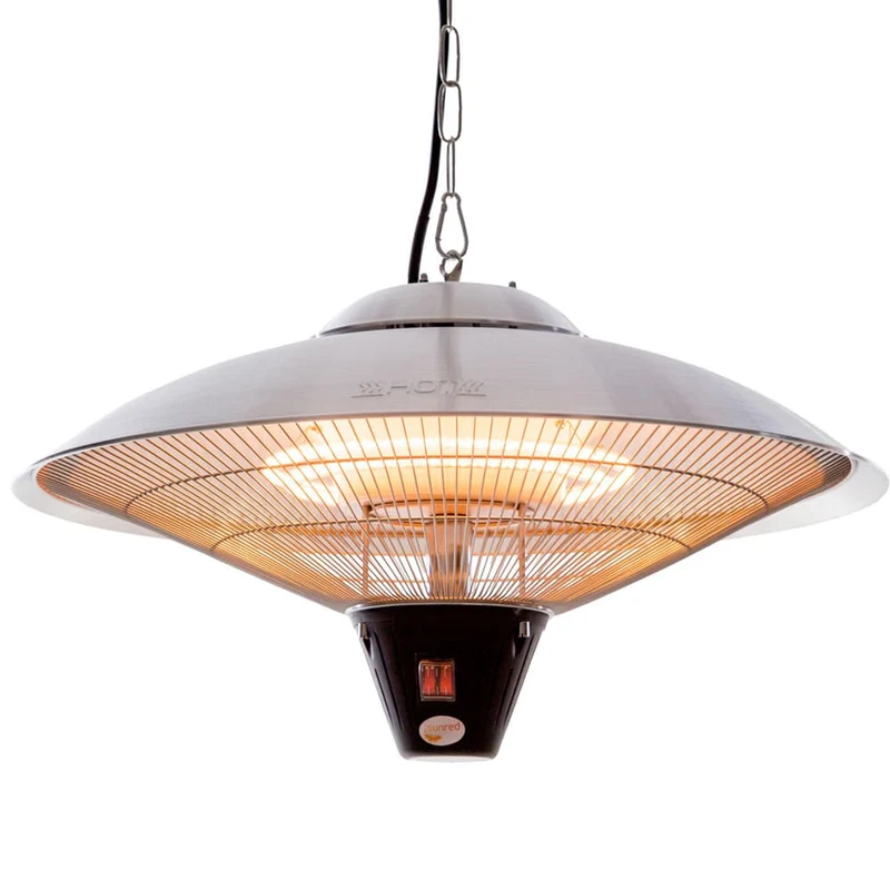 Sunred Heater Sirius Hanging Zilver 2100