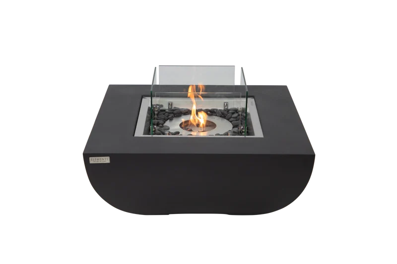 Aurora Bio-ethanol Vuurtafel – Matte Black | Elementi