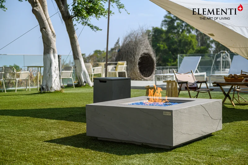 Capertee Vuurtafel op Gas – Space Grey | Elementi