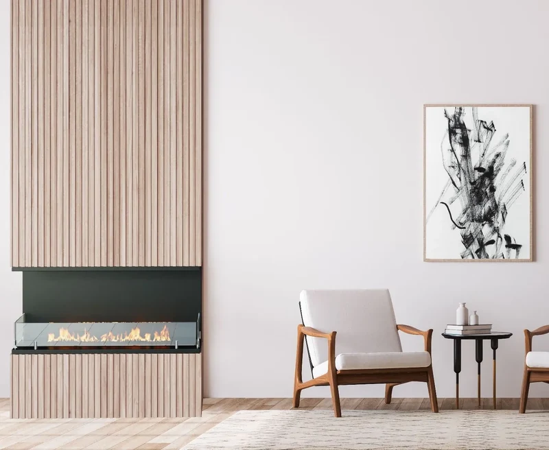 Le Feu Bio ethanol haard - Clever - 3 Zijdige panoramic 120 cm