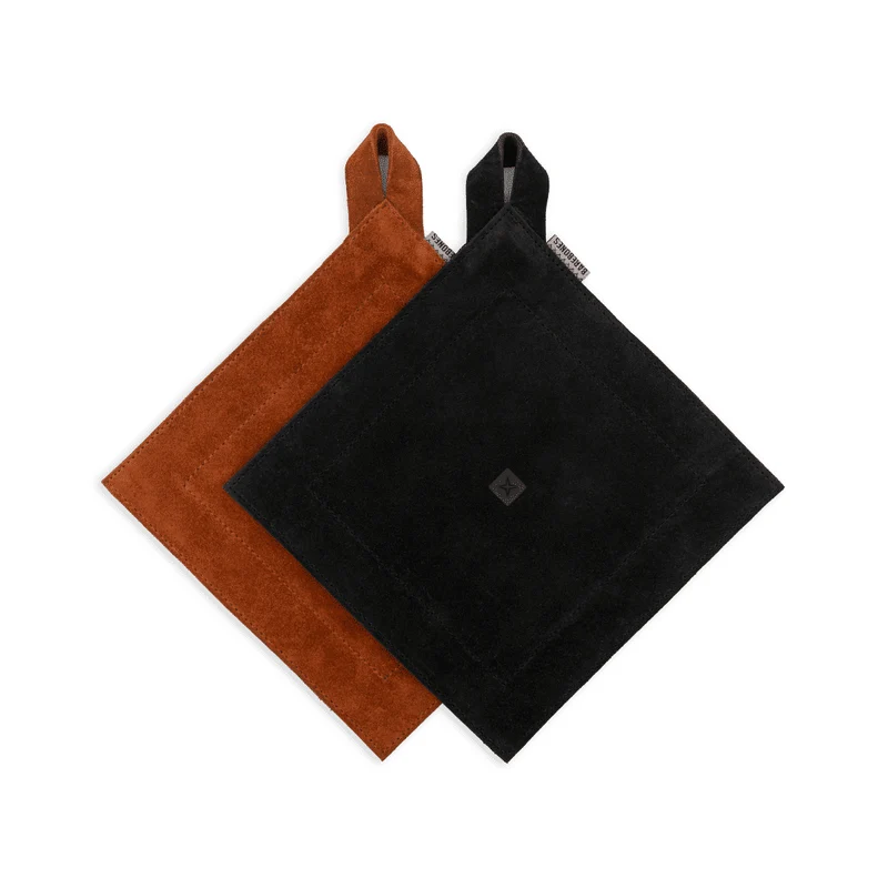 Barebones - Leather Hot Pad - Zwart Suède