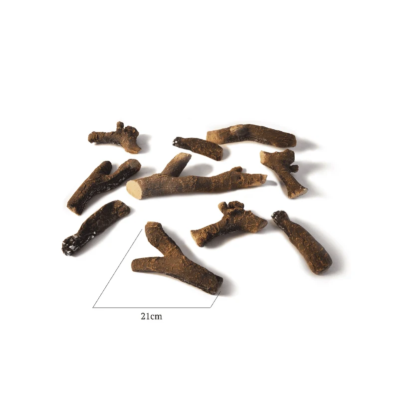 Xaralyn - Houtset uit steen 10 stuks (keramiek)