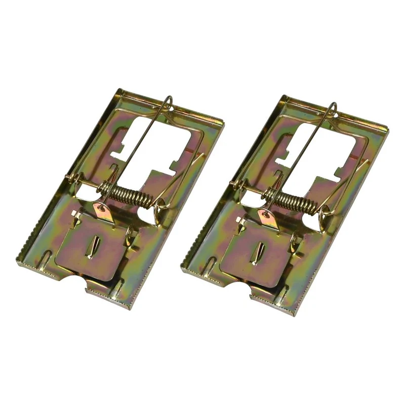 Benson Metalen Muizenvallen - Set van 2 - 11,5 x 6,1 cm - Ongediertebestrijding