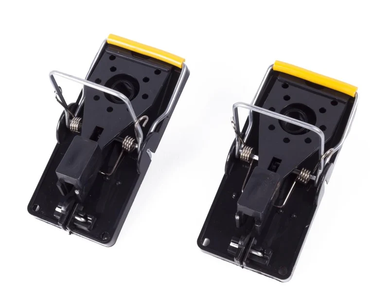 Benson Plastic Muizenvallen - Set van 2 - 9.7 cm - Ongediertebestrijding