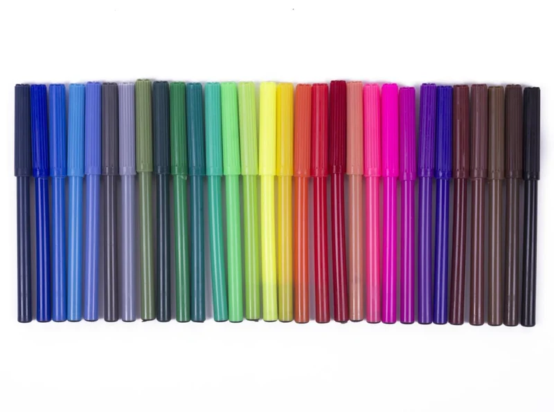 Benson Kleurstiften Set - 30 Kleuren - Uitwasbaar