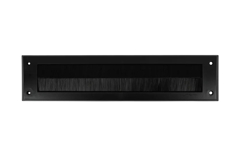 Benson Brievenbus Tochtafsluiter Zwart - 340 x 79 mm - Met Borstel