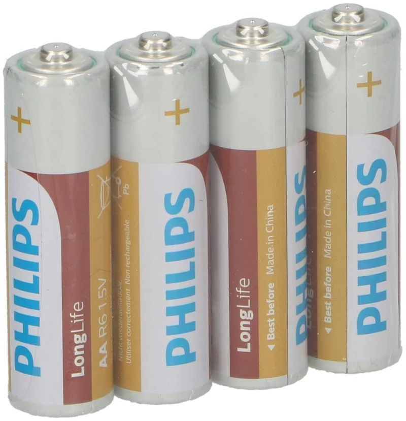 Philips AA Batterijen - LR6 - 1.5V - 4 stuks - Power Alkaline