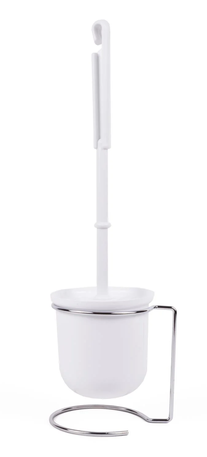 Benson Toiletborstel met Houder - Wit - Hygiënisch - 39 cm