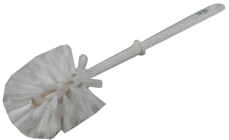 Benson Toiletborstel met Ophangoog - Wit - Nylon Haren - 38 cm