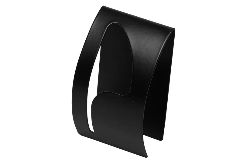 Benson Luxe Handdoekhouder - Zwart Geborsteld RVS - 50 x 85 mm