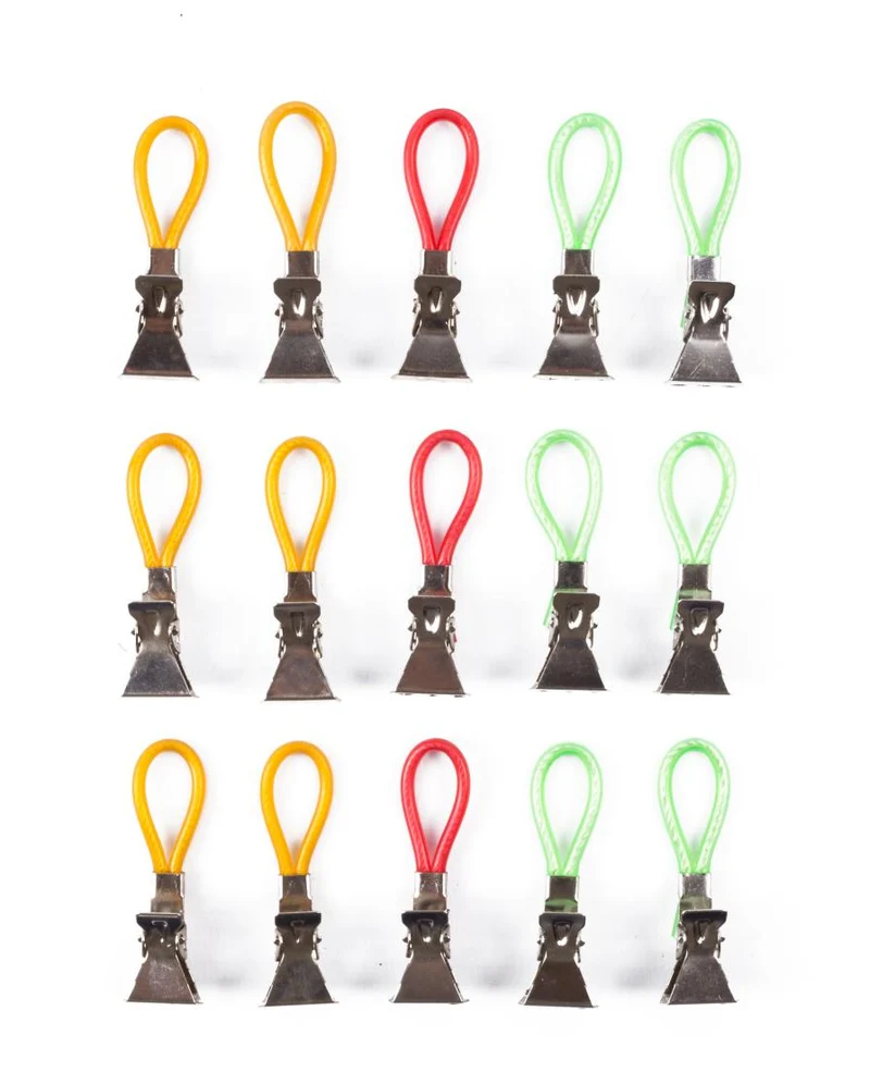 Benson Handdoekknijpers met Klemlippen - 15 stuks - Assorti Kleuren
