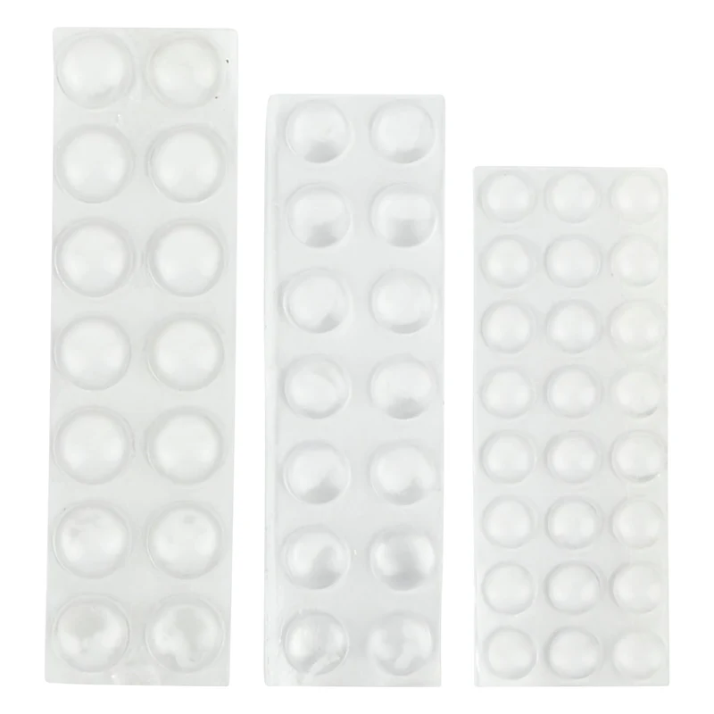 Benson Stootdoppen Set - 52-delig - Transparant - Zelfklevend