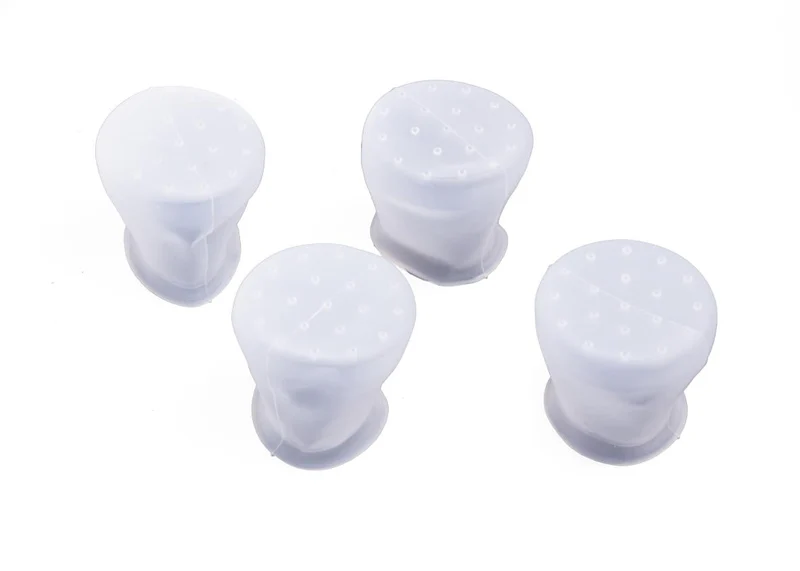 Benson Siliconen Stoelpoot Beschermers - Wit - Antislip - 4 stuks