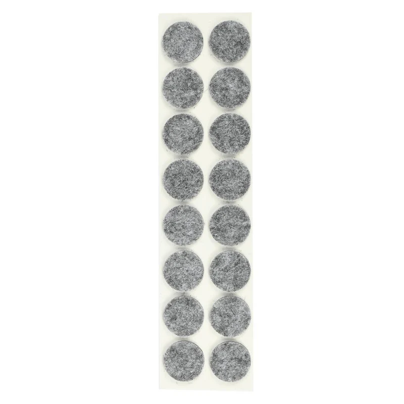 Benson Antikrasvilt - Ø 19 mm - Grijs - Zelfklevend - 16 stuks