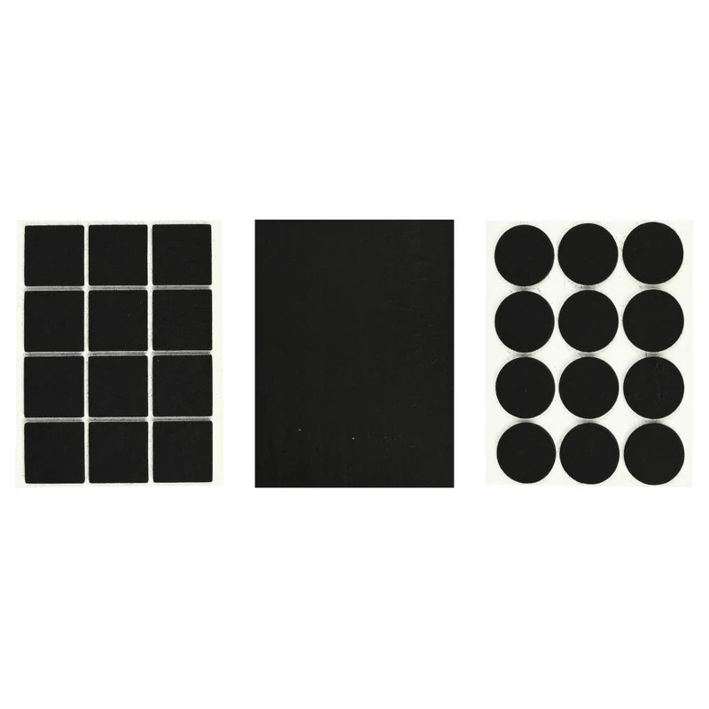 Benson Antikrasvilt Set - 25-delig - Zwart - Diverse Maten - Sterk Klevend