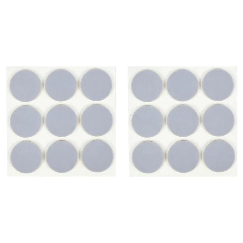 Benson Antikrasvilt PE / Rubber Set - Ø 25 mm - Zwart - 18 stuks