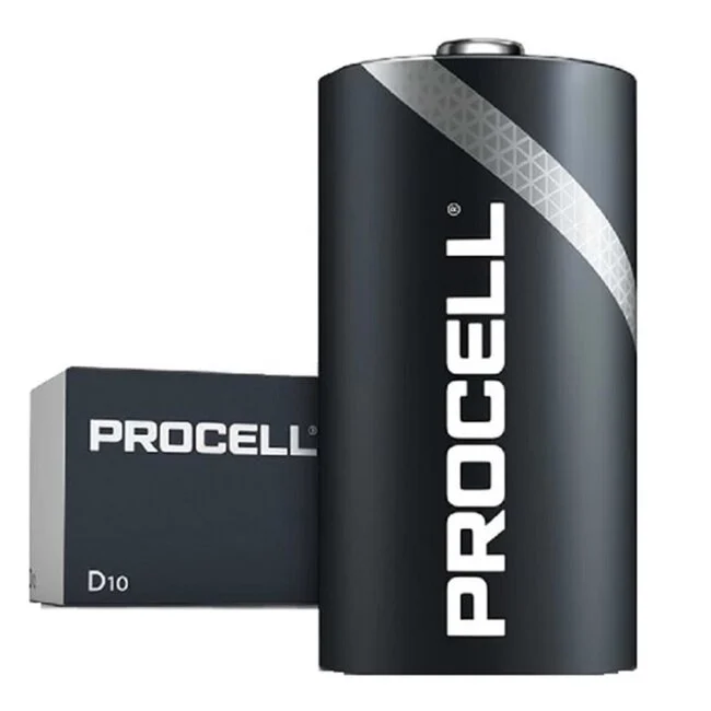 Duracell Procell D Batterijen - LR20 / MN1300 - 1.5V - 10 stuks - Industrial Alkaline