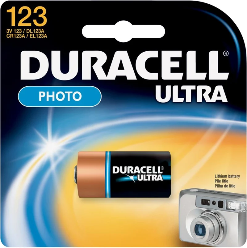 Duracell Ultra DL123A Batterij - CR123A - 3V - Lithium - High Power