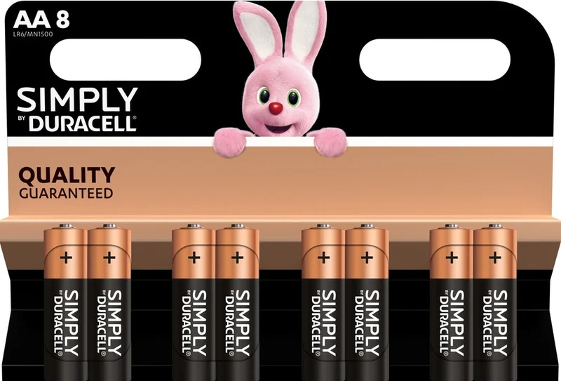 Duracell Plus AA Batterijen - LR6 - 1.5V - 8 stuks - Voordeelverpakking